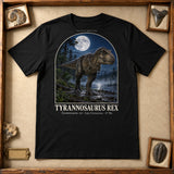 Tyrannosaurus rex Moonlight T-Shirt — Plate 001