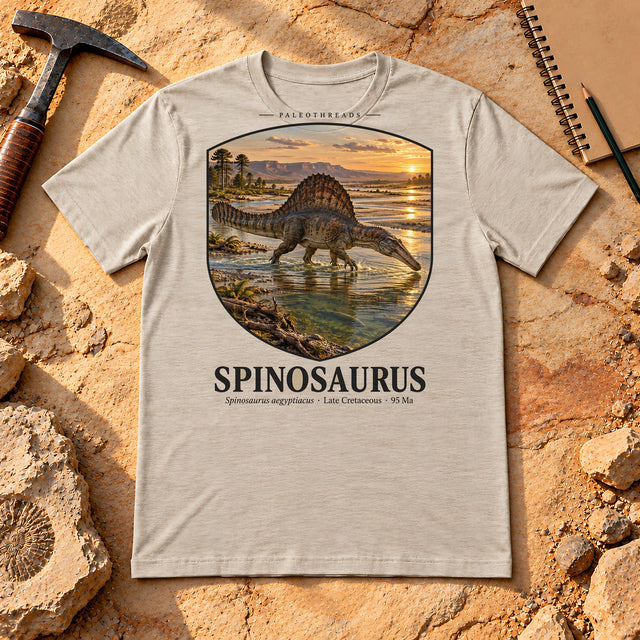 Spinosaurus River Delta T-Shirt — Plate 002