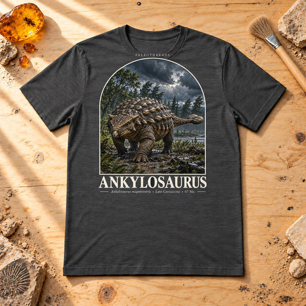 Ankylosaurus Storm T-Shirt — Plate 009