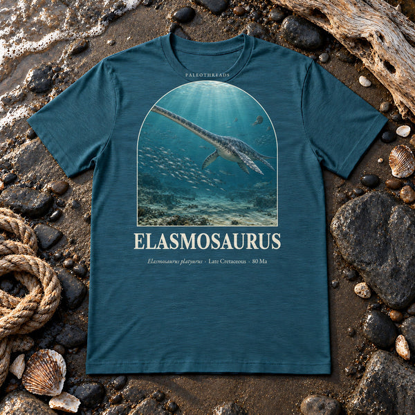 Elasmosaurus Long Neck T-Shirt — Plate 107