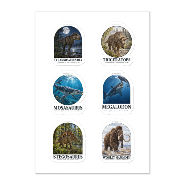 Deep Time Icons Sticker Sheet — 6 Plates