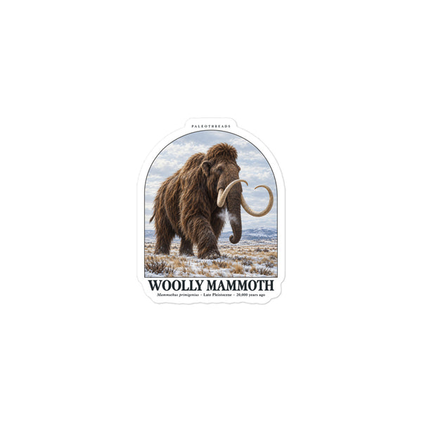 Woolly Mammoth Steppe Sticker — Plate 007