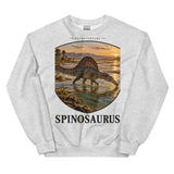 Spinosaurus River Delta Crewneck Sweatshirt — Plate 002