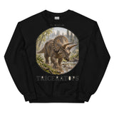Triceratops Morning Mist Crewneck Sweatshirt — Plate 003