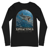 Xiphactinus Fish Within a Fish Long Sleeve Tee — Plate 152