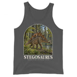 Stegosaurus Jurassic Forest Tank Top — Plate 004