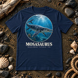 Mosasaurus Chalk Sea T-Shirt — Plate 006