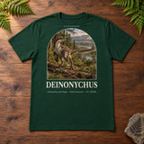 Deinonychus Forest Edge T-Shirt — Plate 017