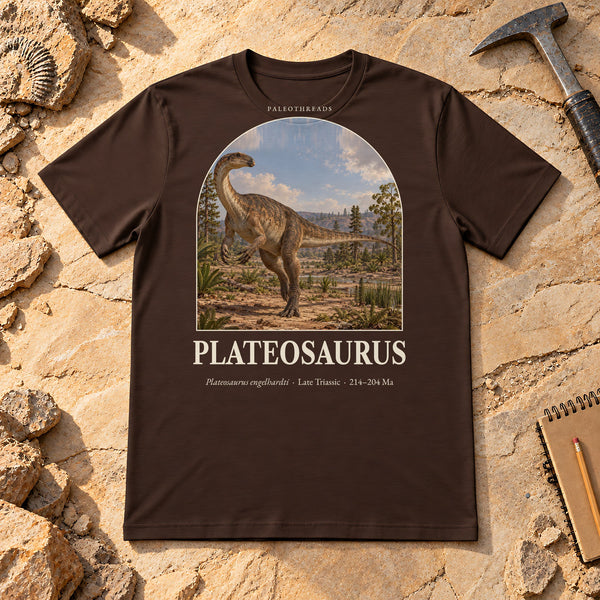 Plateosaurus Triassic Germany T-Shirt — Plate 054