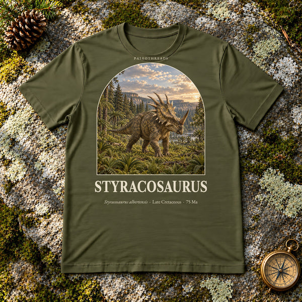 Styracosaurus Spiked Frill T-Shirt — Plate 059