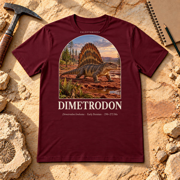 Dimetrodon Permian Red Beds T-Shirt — Plate 133