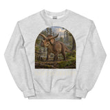 Nasutoceratops Long Horns Crewneck Sweatshirt — Plate 068