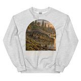 Deinosuchus Dinosaur Hunter Crewneck Sweatshirt — Plate 123