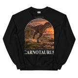 Carnotaurus Sunset Plain Crewneck Sweatshirt — Plate 014