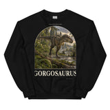 Gorgosaurus Dinosaur Park Crewneck Sweatshirt — Plate 022