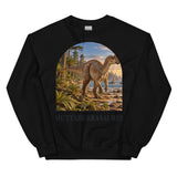 Muttaburrasaurus Outback Sea Shore Crewneck Sweatshirt — Plate 080