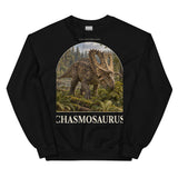Chasmosaurus Wide Frill Crewneck Sweatshirt — Plate 063