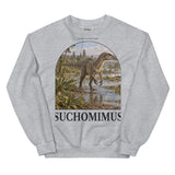 Suchomimus Sahara Wetland Crewneck Sweatshirt — Plate 032