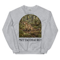 Psittacosaurus crewneck sweatshirt in Sport Grey — Deep Time Atlas Plate 065, PaleoThreads