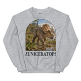 Zuniceratops Early Horns Crewneck Sweatshirt — Plate 070
