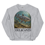 Coelacanth Living Fossil Crewneck Sweatshirt — Plate 156