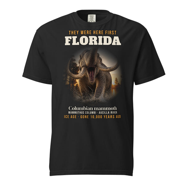 Florida Columbian Mammoth Shirt | They Were Here First | Ice Age Mammoth Tee