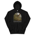 Pachycephalosaurus hoodie in Black — Deep Time Atlas Plate 043, PaleoThreads