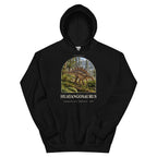 Huayangosaurus hoodie in Black — Deep Time Atlas Plate 088, PaleoThreads