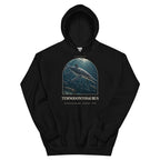 Temnodontosaurus hoodie in Black — Deep Time Atlas Plate 113, PaleoThreads