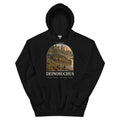 Deinosuchus hoodie in Black — Deep Time Atlas Plate 123, PaleoThreads