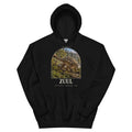 Zuul hoodie in Black — Deep Time Atlas Plate 091, PaleoThreads
