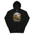 Tapejara hoodie in Black — Deep Time Atlas Plate 103, PaleoThreads