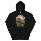 Tapejara hoodie in Black — Deep Time Atlas Plate 103, PaleoThreads