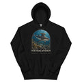 Stethacanthus hoodie in Black — Deep Time Atlas Plate 155, PaleoThreads