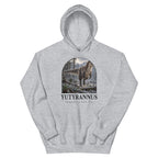Yutyrannus hoodie in Sport Grey — Deep Time Atlas Plate 025, PaleoThreads