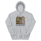 Suchomimus hoodie in Sport Grey — Deep Time Atlas Plate 032, PaleoThreads