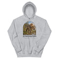 Zuniceratops hoodie in Sport Grey — Deep Time Atlas Plate 070, PaleoThreads