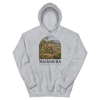 Maiasaura hoodie in Sport Grey — Deep Time Atlas Plate 074, PaleoThreads