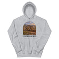 Lystrosaurus hoodie in Sport Grey — Deep Time Atlas Plate 136, PaleoThreads