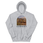 Lystrosaurus hoodie in Sport Grey — Deep Time Atlas Plate 136, PaleoThreads