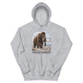 Woolly mammoth hoodie in Sport Grey — Deep Time Atlas Plate 007, PaleoThreads