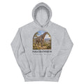Paraceratherium hoodie in Sport Grey — Deep Time Atlas Plate 163, PaleoThreads