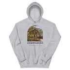 Andrewsarchus hoodie in Sport Grey — Deep Time Atlas Plate 164, PaleoThreads