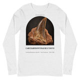 Carcharodontosaurus Tooth Specimen Long Sleeve Tee — Plate 175