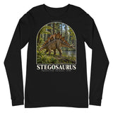 Stegosaurus Jurassic Forest Long Sleeve Tee — Plate 004