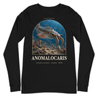 Anomalocaris long sleeve tee in Black — Deep Time Atlas Plate 138, PaleoThreads
