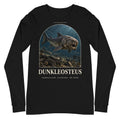 Dunkleosteus long sleeve tee in Black — Deep Time Atlas Plate 137, PaleoThreads