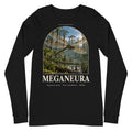 Meganeura long sleeve tee in Black — Deep Time Atlas Plate 142, PaleoThreads