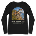 Dimorphodon long sleeve tee in Black — Deep Time Atlas Plate 099, PaleoThreads