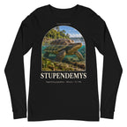 Stupendemys long sleeve tee in Black — Deep Time Atlas Plate 132, PaleoThreads